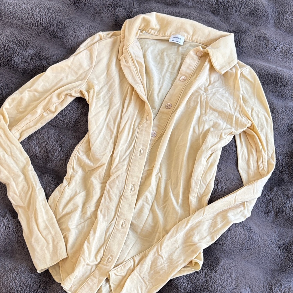 Wilfred Light Yellow Shirt